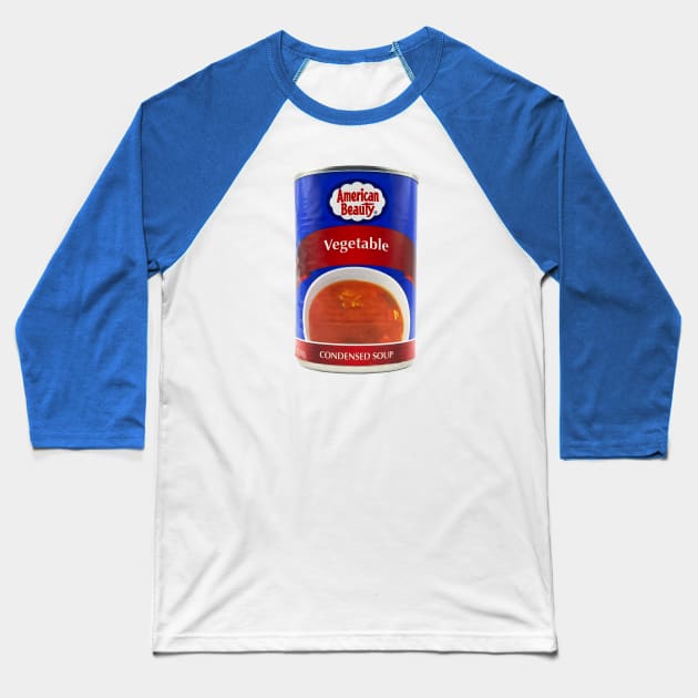 Vegetable Condensed Soup Baseball T-Shirt by hi ~ hello ~